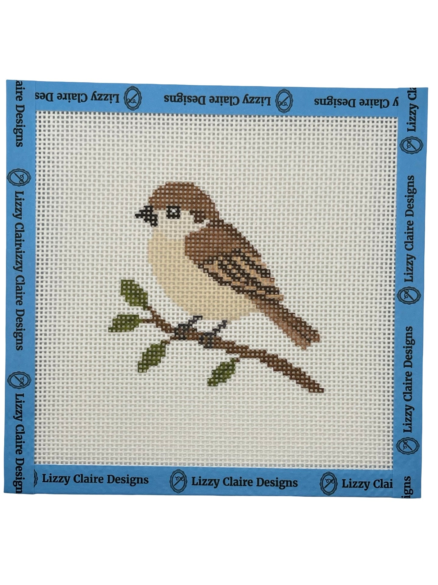 Lizzy Claire's Bird Collection - 13 mesh - 7 x 7 - 4 canvas set - Needlepoint Canvas