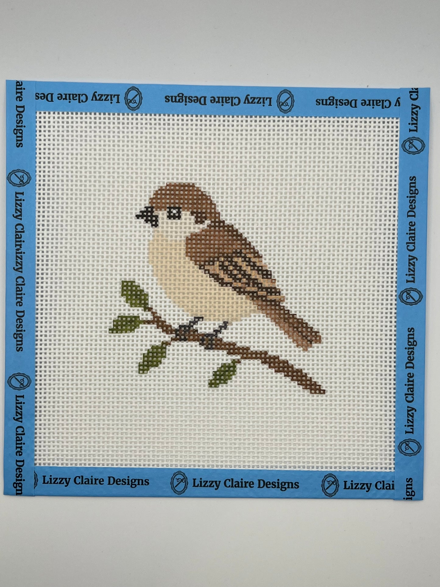 Sparrow - 13 mesh - 7 x 7 - Needlepoint Canvas