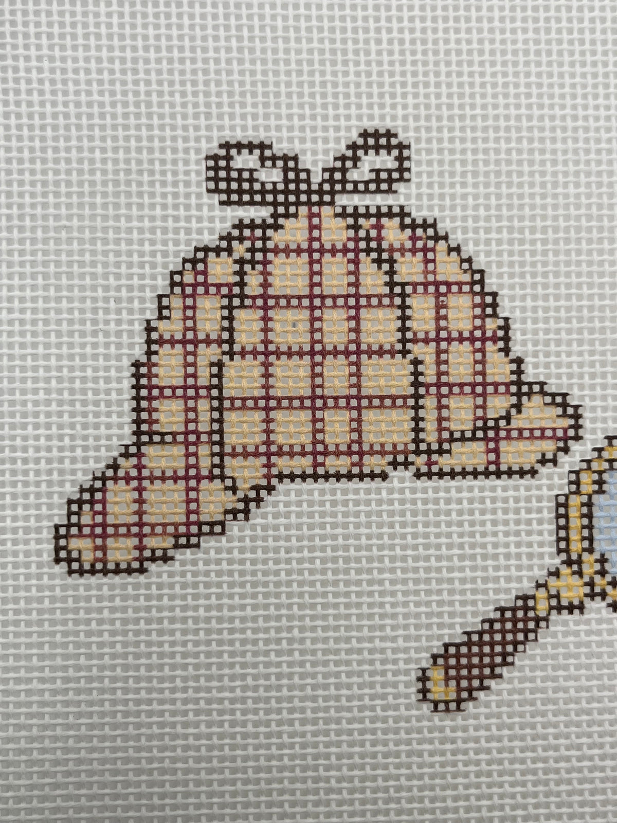 Stitching for Clues - 18 mesh - 8 x 8 - Needlepoint Canvas
