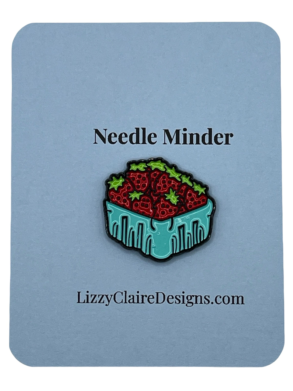 Strawberry Basket Needle Minder - Magnet Type