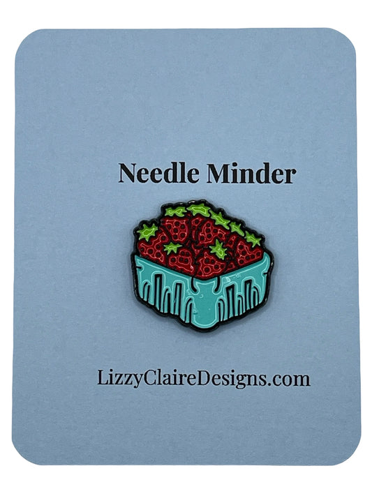 Strawberry Basket Needle Minder - Magnet Type