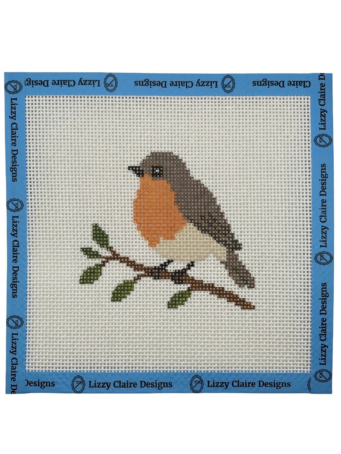 Sweet Robin - 13 mesh - 7 x 7 - Needlepoint Canvas