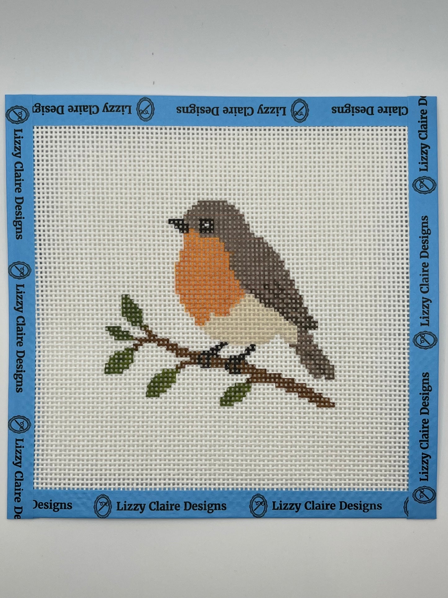 Sweet Robin - 13 mesh - 7 x 7 - Needlepoint Canvas