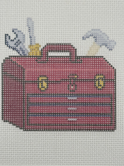 Toolbox - 18 mesh - 6 x 6 - Needlepoint Canvas