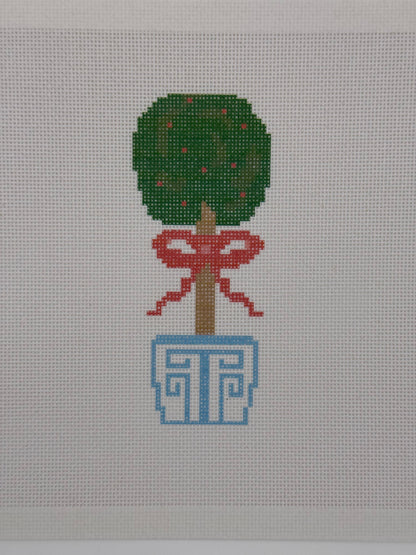 Topiary Needlepoint Canvas