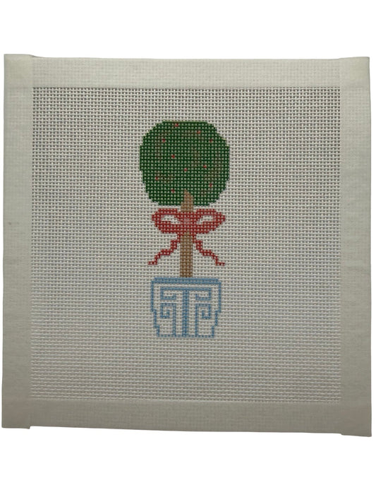 Topiary - 18 mesh - 6 x 6 - Needlepoint Canvas