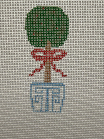 Topiary - 18 mesh - 6 x 6 - Needlepoint Canvas
