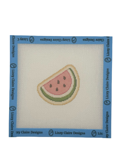 Watermellon - The Royal Icing Collection - 18 mesh - 6 x 6 - Needlepoint Canvas