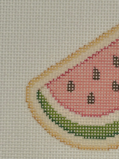 Watermellon - The Royal Icing Collection - 18 mesh - 6 x 6 - Needlepoint Canvas