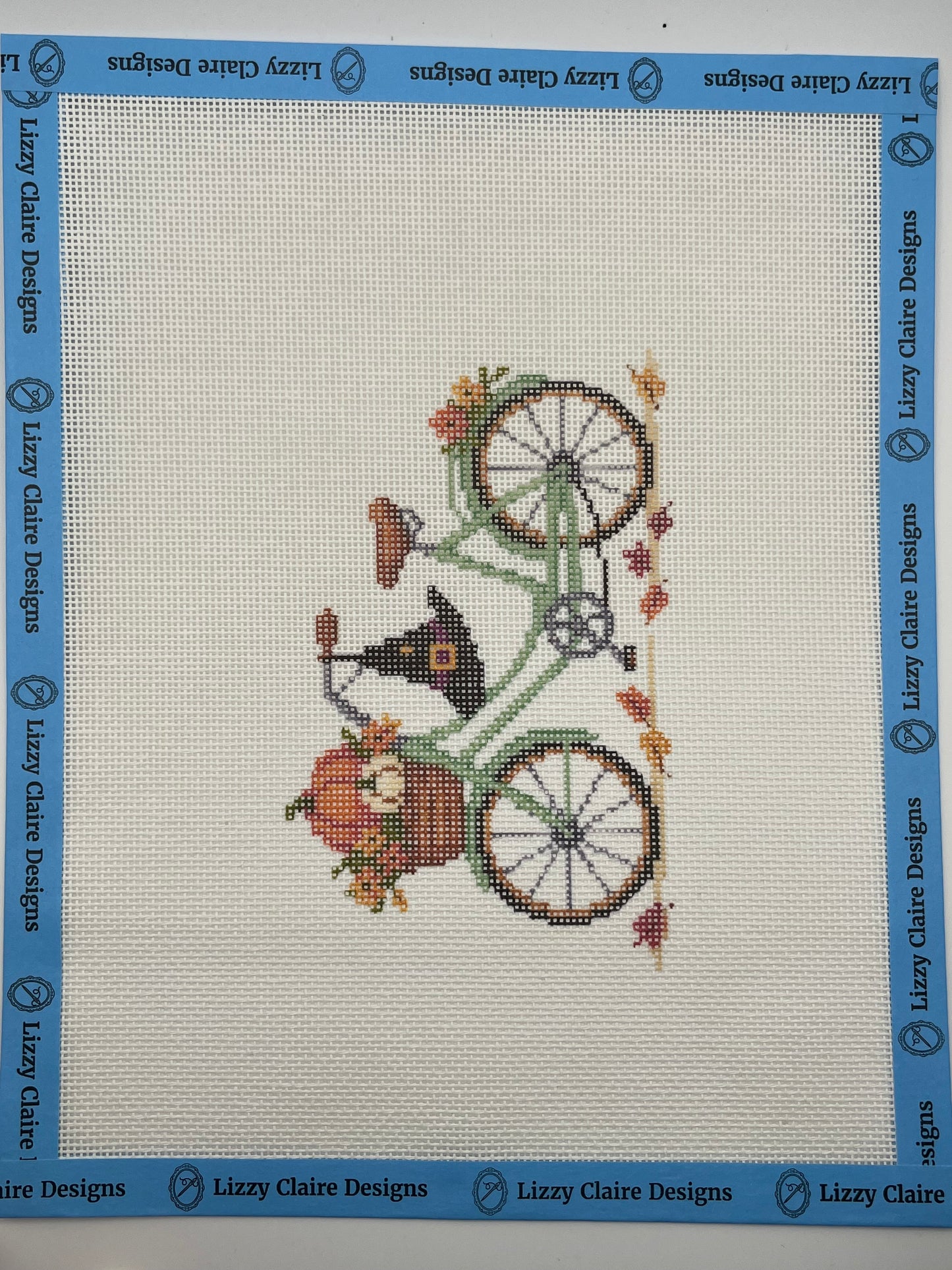 Witch Way to the Pumpkin Patch - 18 mesh - 10 x 8 - Needlepoint Canvas