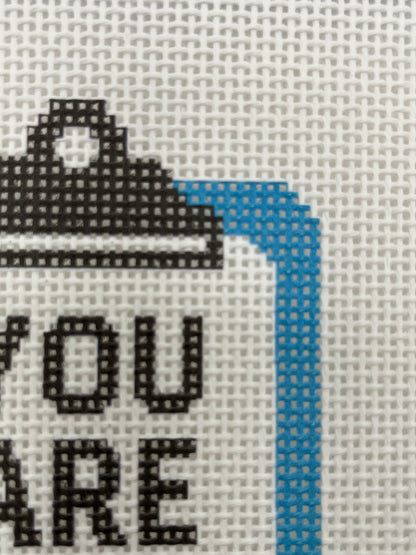You Are Loved Clipboard - 13 mesh - 7 x 7 - Needlepoint Canvas