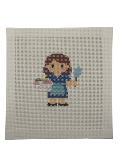 Homemaker Lizzy Claire - 13 mesh - 6 x 6 - Needlepoint Canvas