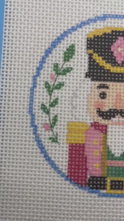 Nutcracker - 13 mesh - 4 inch Round - 6 x 6 - Needlepoint Canvas