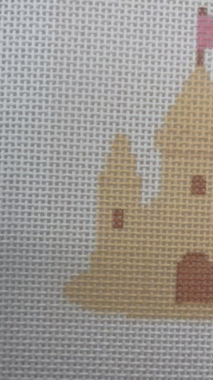 Sandcastle - 13 mesh - 7 x 7 - Needlepoint Canvas