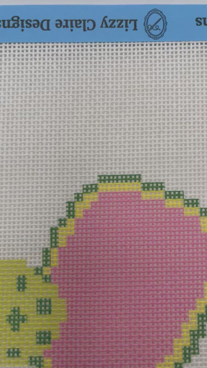 Pickleball Paddle - 18 mesh - 8 x 8 - Needlepoint Canvas