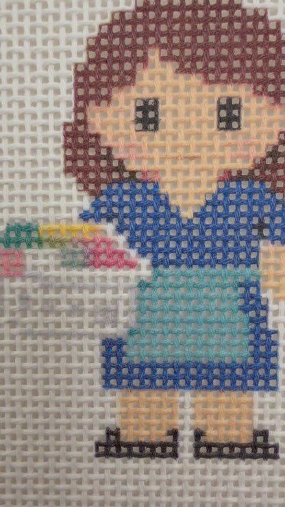 Homemaker Lizzy Claire - 13 mesh - 6 x 6 - Needlepoint Canvas