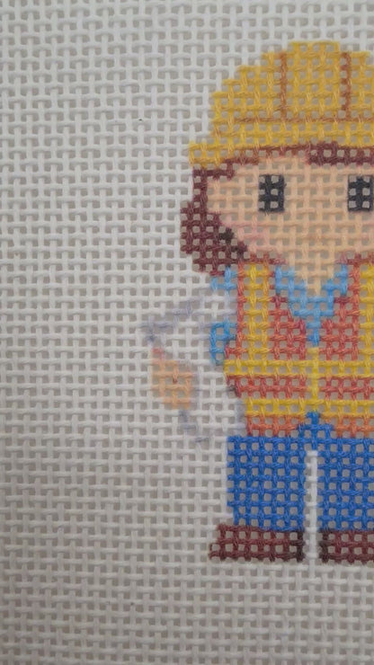 Engineer Lizzy Claire Needlepoint Canvas