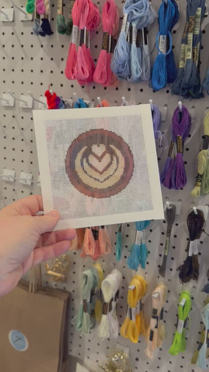 Latte - 18 mesh - 6 x 6 - Needlepoint Canvas