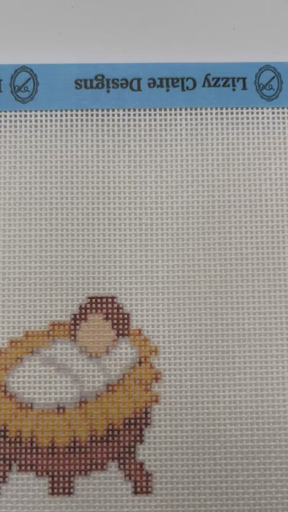 Christmas Nativity Set - Mary Joseph and  Jesus - 3 Canvas Set - 18 mesh  - Needlepoint Canvases
