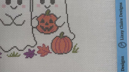 Boo Besties - 18 mesh - 10 x 8 - Needlepoint Canvas