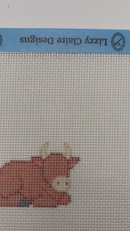 Christmas Nativity Set - Animals - 4 Canvas Set - 18 mesh - Needlepoint Canvases