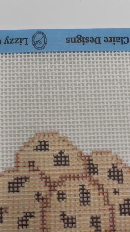 Chocolate Chip Cookies - 13 mesh - 7 x 7 - Needlepoint Canvas
