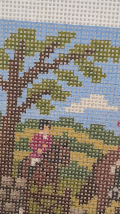 English Hunting - 13 mesh - 10 x 8 - Needlepoint Canvas