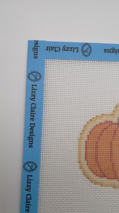 Pumkin - The Royal Icing Collection - 18 mesh - 6 x 6 - Needlepoint Canvas
