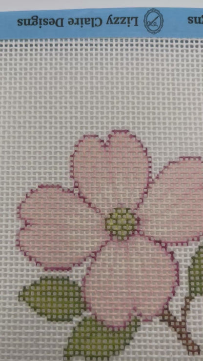 Southern Garden Flower Collection - 13 mesh – Set of 4 Needlepoint Canvases